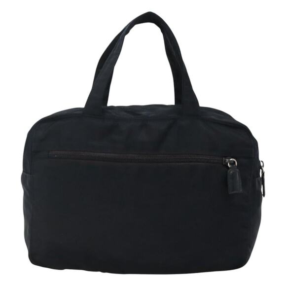 PRADA Hand Bag Nylon Navy Silver - Picture 3 of 12